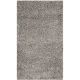 Bold Grey Plush Living Rug